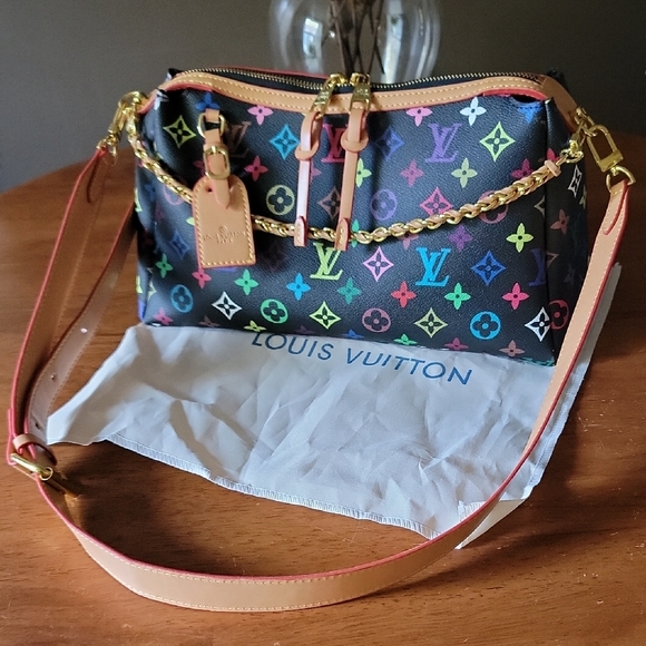 Source Unknown Handbags - Louis Vuitton Black Multicolor Shoulder Bag